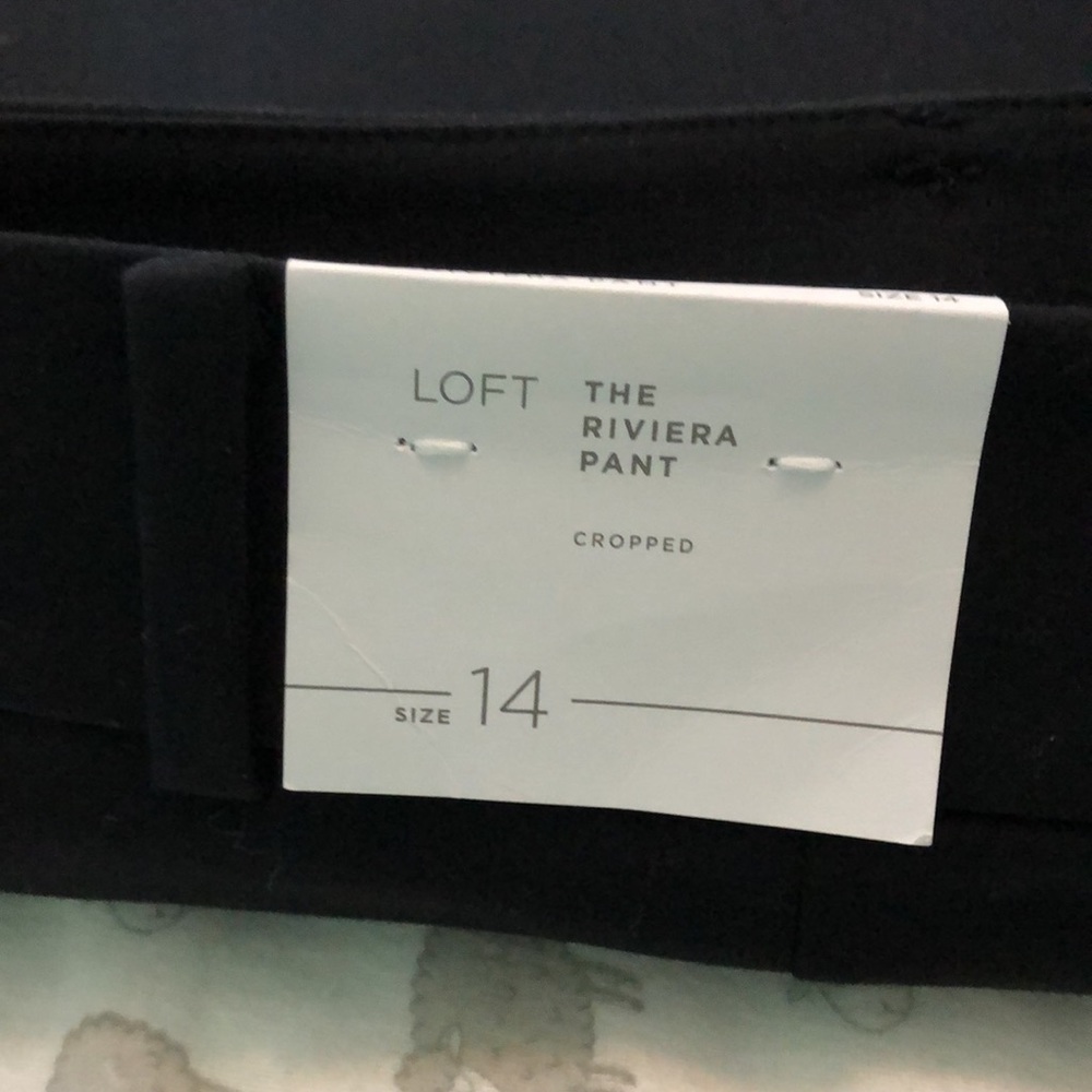 Loft Riviera Pant Cropped size 14 - Picture 3 of 11